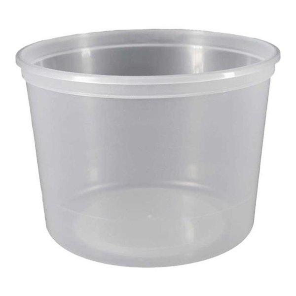 Plastic Packagingoration Plastic Packaging Corporation CL86030004 Container Natural Plastic 5 lbs; 86 oz. - Case Of 200 CL86030004